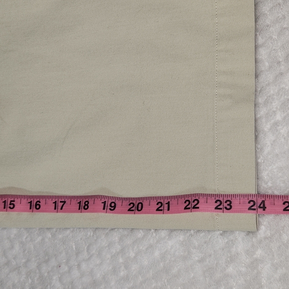 L.L.BEAN WOMENS CROPPED ANKLE PANTS BEIGE COLOR SIZE 10 - Picture 10 of 11